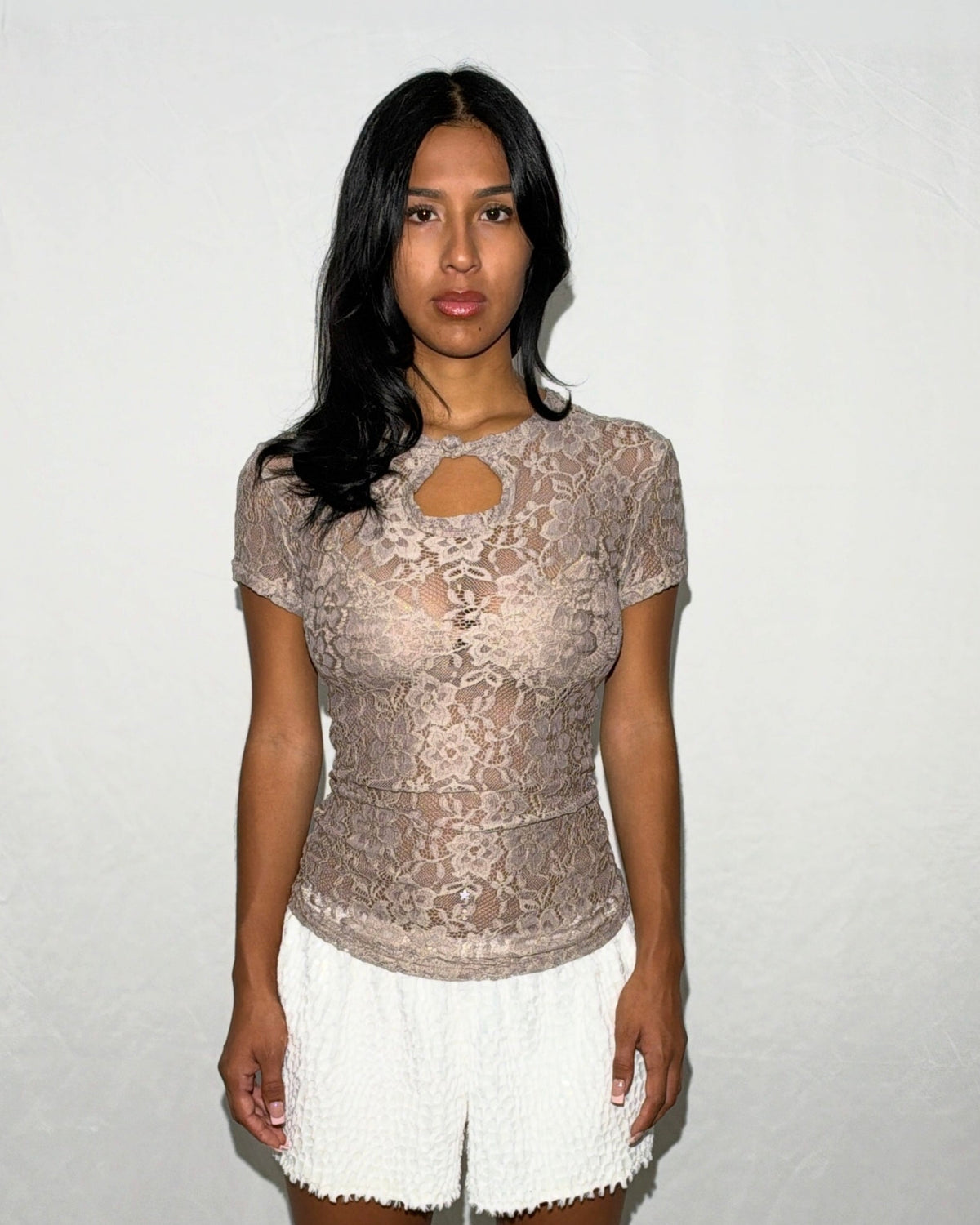 Mauve blouse